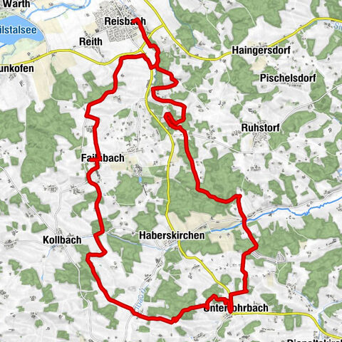 Reisbach - Unterrohrbach Tour
