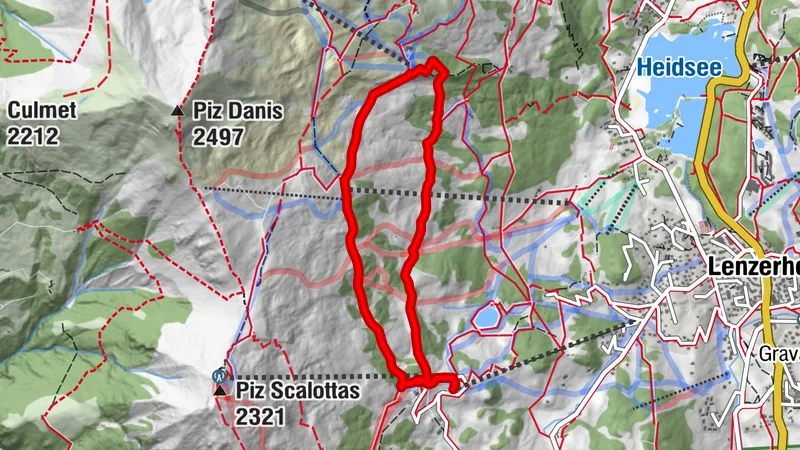 Bergtour um Tgantieni über Spoina