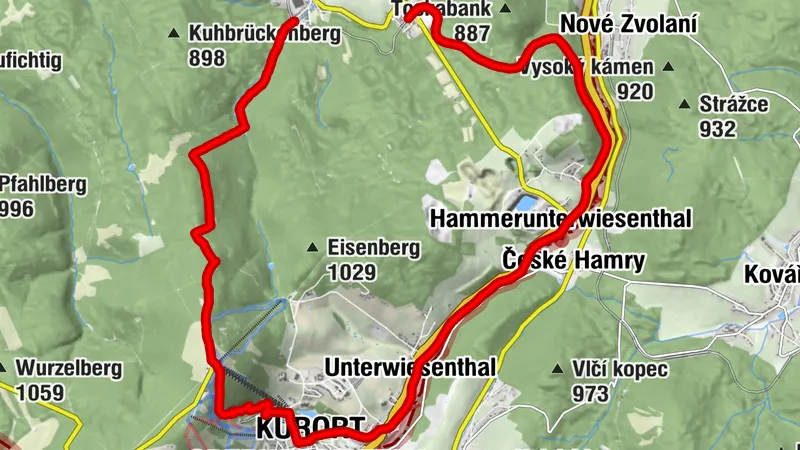 Runde von Neudorf nach Oberwiesenthal und zurück