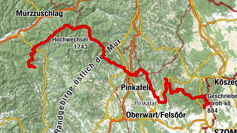 alpannonia Weitwanderweg Fischbach - Rechnitz