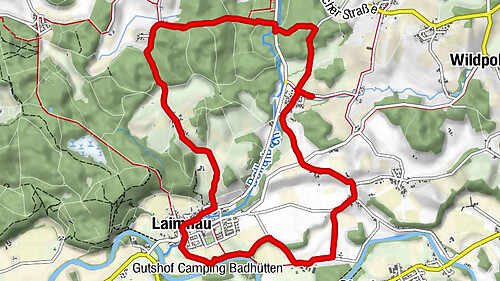 Landschaftlich sehr schöner Rundweg