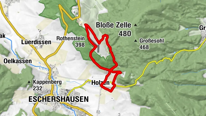 Über den Ith und durch Holzen (Hz 1)