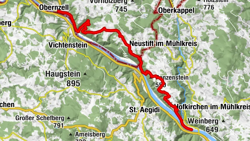 Donausteig Stage 1_N02 Obernzell - Niederranna "Between Danube Stream and High Plateau"