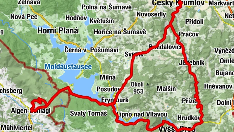 Road bike tour royal stage to Krumlov | Hotel Almesberger