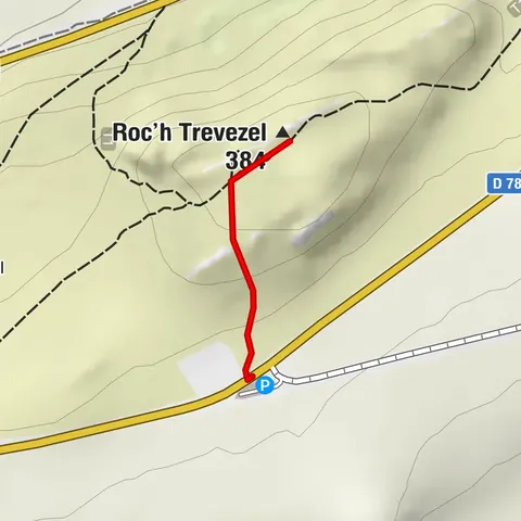 Plounéour-Ménez - Roc'h Trevezel 384 m - Roc'h Trevezel