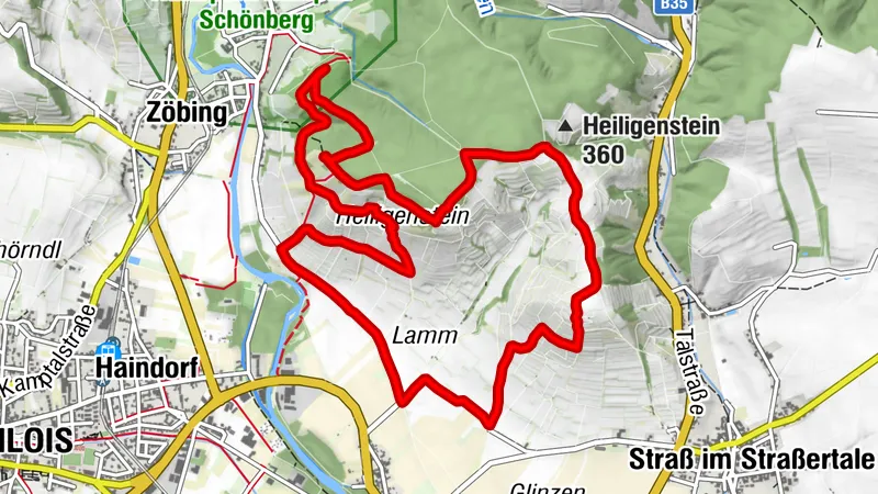 Weinterassenwanderung zur Kamptalwarte über den Heiligenstein