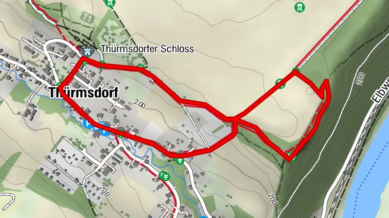 Thürmsdorf: Zur Thiele-Aussicht