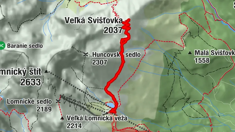 Skalnaté Pleso-Veľká Svišťovka  Prešovský kraj/Slovensko