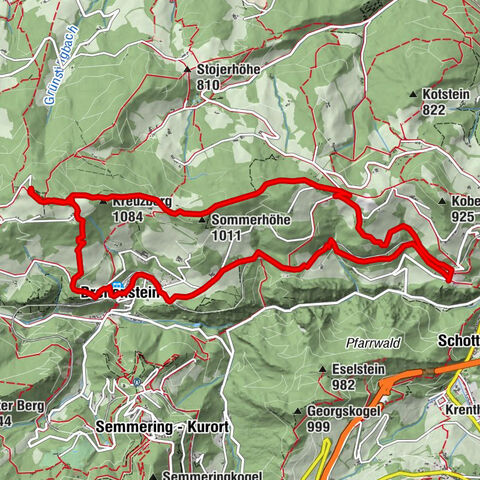 Klamm - Speckbacherhütte - Breitenstein - Klamm