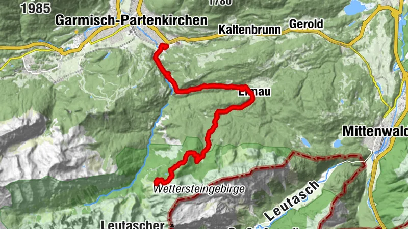MTB-Tour zum Königshaus am Schachen