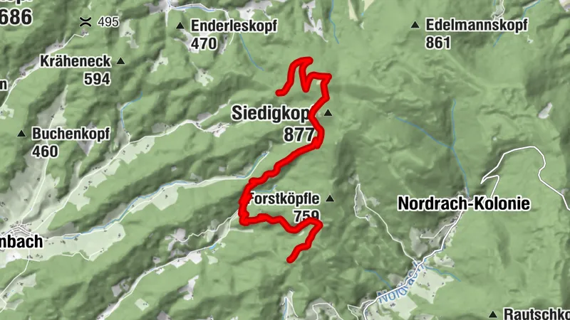 Trekking Schwarzwald Camp Schnaitberg Eck - Camp Späneplatz (Variante Schwarzwald-Wild)