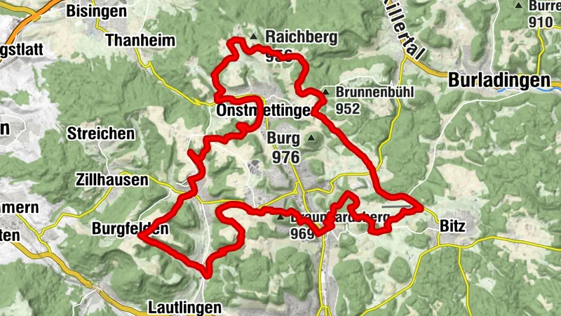 MTB route GONSO Trail in Albstadt