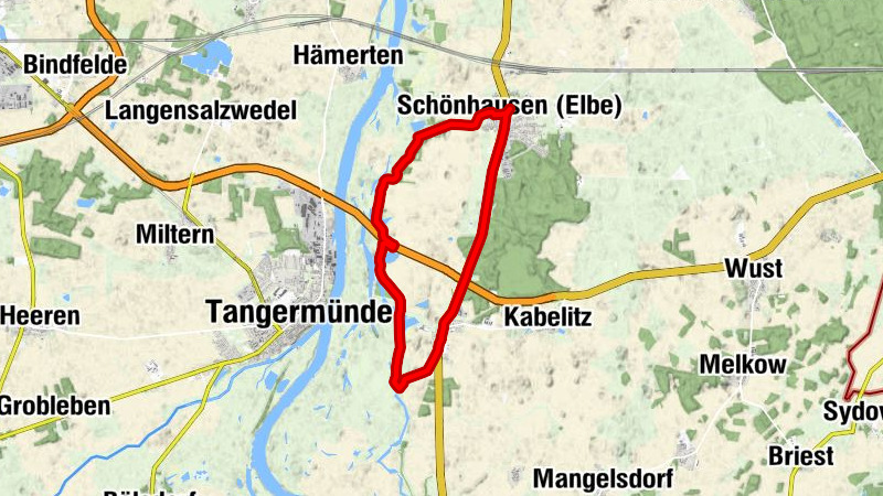 kleine Bismarcktour - Radeln nach Zahlen im Elb-Havel-Winkel