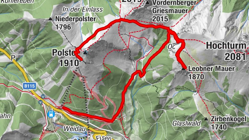 Leobner- Mauer ( Präbichl)