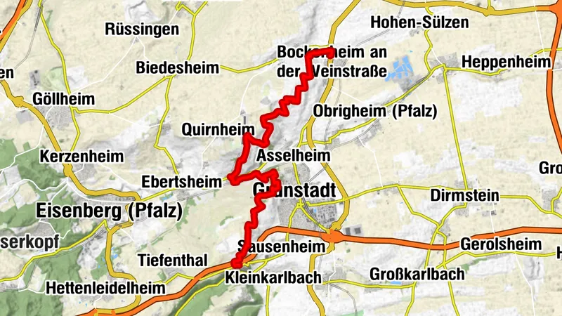 Palatinate Wine Trail Stage 01 Bockenheim - Neuleiningen