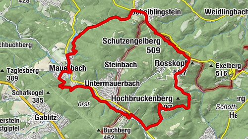 Millennium-Strecke Sophienalpe Wanderweg