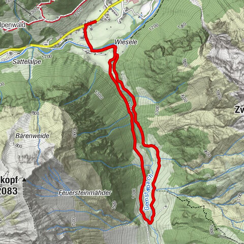 Circular hike through the Gemsteltal