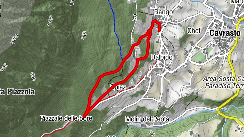 “La strada delle streghe” path
