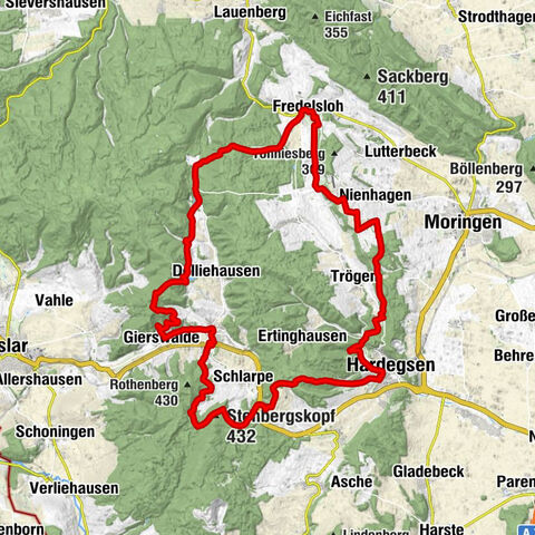 Route 14: From the Weperkamm to the mountain lake