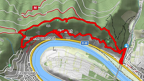 Calmont Klettersteig– Calmont Höhenweg Runde von Ediger-Eller