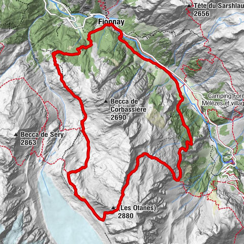 Fionnay – Col des Otanes - Corbassière