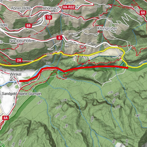Reiner Wasserfälle und Franziskusweg