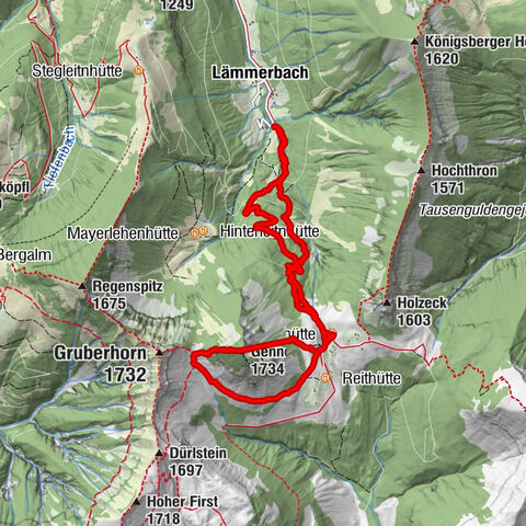 Gennerhorn über Lämmerbach