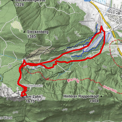 Ski tour - Am Zahn via Kolbensattelhütte