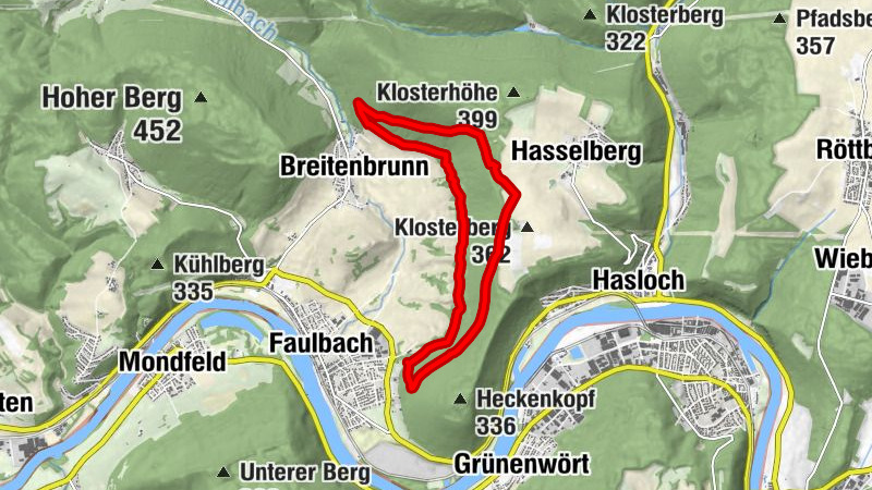 Hiking trail Faulbach-A