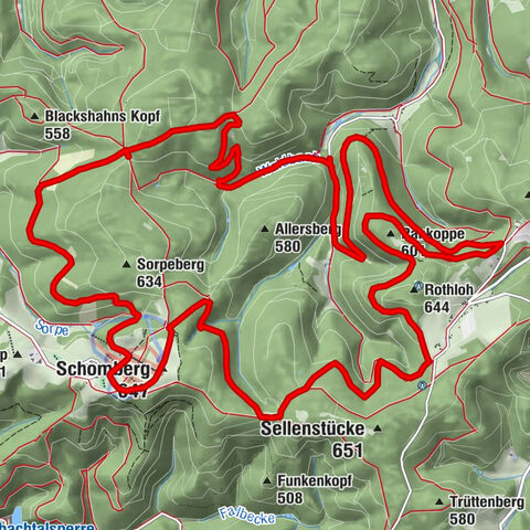 Wildewiese, Endorferhütte, Röhrenspring... wo Sundern am höchsten ist.