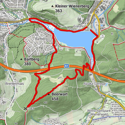 Wienerwaldsee walking