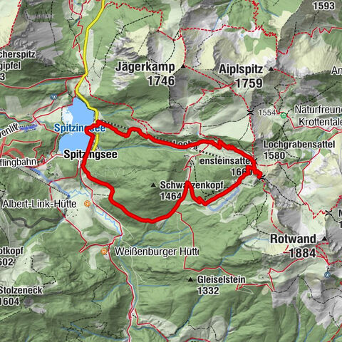 Taubenstein mit 360° Bergblick am Gipfel