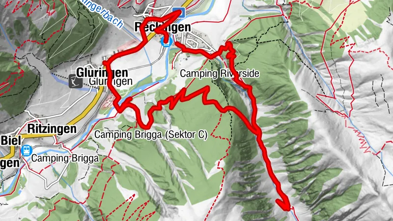 Adventure trail Reckingen - Gluringen