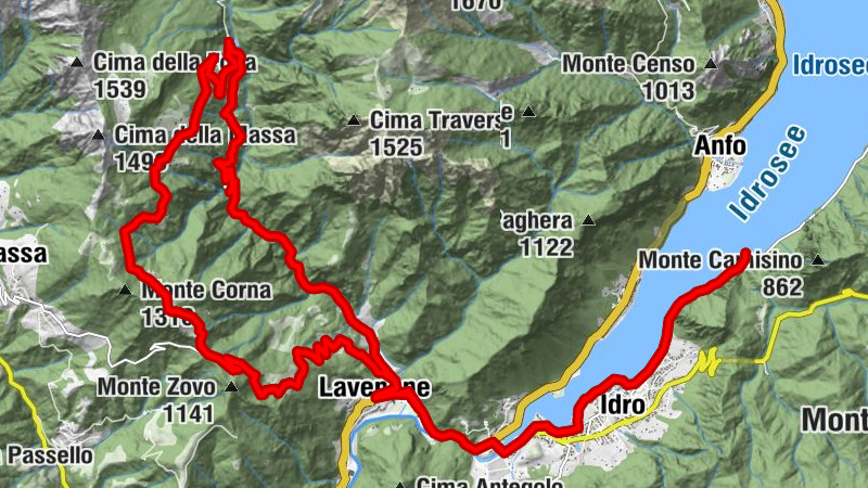 Tour Idro - Lavenone - Presegno - Bisenzio - Lavenone