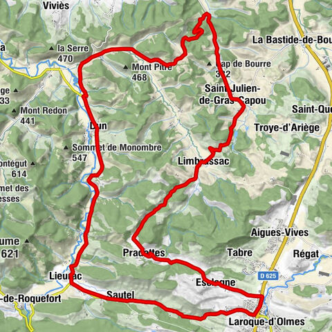 Cyclotourism route - At the heart of the Douctouyre