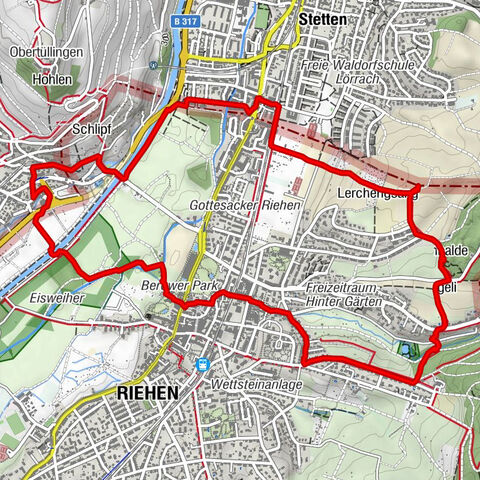 Grenzüberschreitend Altweil - Riehen Weil am Rhein, Deutschland