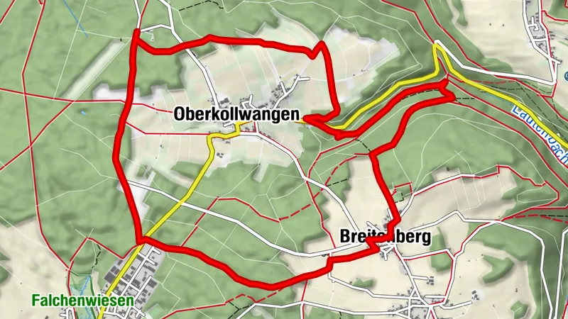 AugenBlick route Neuweiler Oberkollwangen