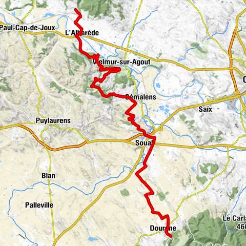 Tour du Tarn on horseback: Dourgne / Serviès
