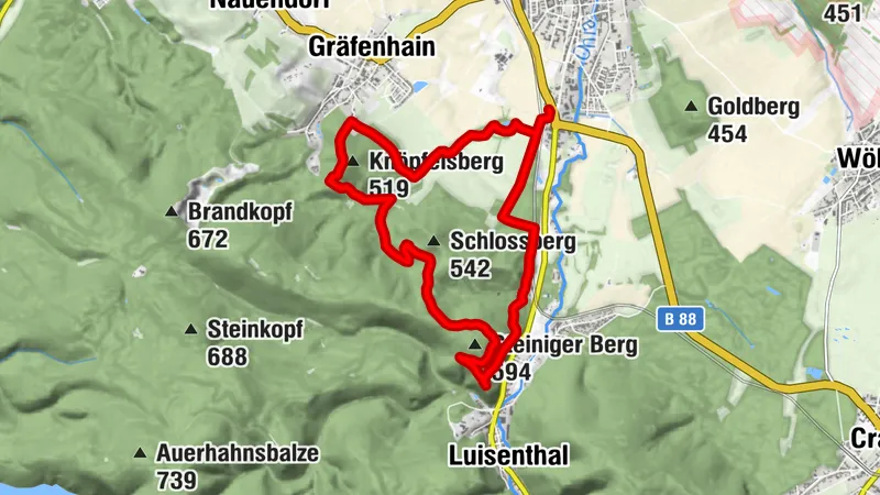Circular hiking route - "Walter Schütz" - Ohrdruf - Thuringian Forest