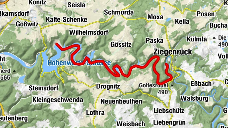 Saale - water hiking on the Saale from Ziegenrück to Saalthal-Alter - stage 4