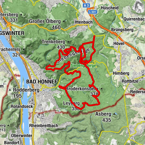 Siefen Tour im Siebengebirge