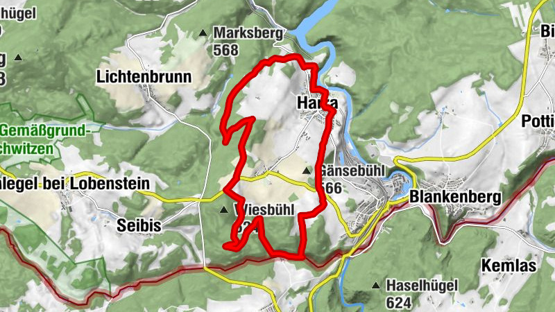 Circular hike - Harcher Leingstamauser Route - Harra